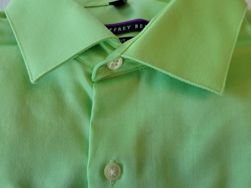 Geoffrey Beene Mens Long Sleeve Button Down Shirt 17-1/2 34/35 - Picture 4 of 9