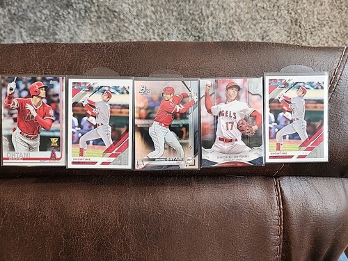 Shohei Ohtani Lot Of (5) 2019 Cards Los Angeles Angels Dodgers