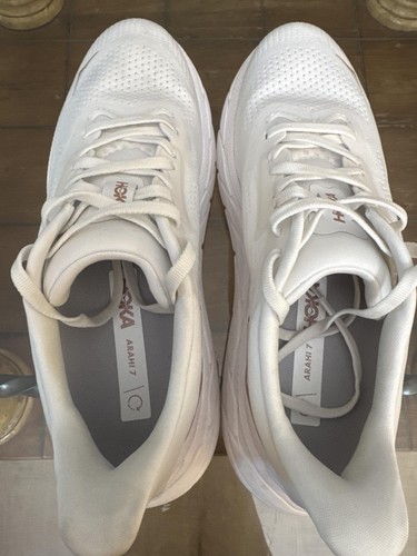 Zapatos Hoka One One Arahi 7 para mujer talla 8 blancos estabilidad carretera soporte para correr - Imagen 4 de 15