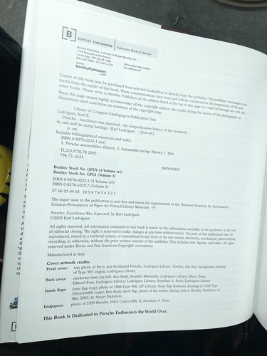 Porsche Excellence Was Expected The Comprehensive History In 3 Volumes HC DJ LN - Imagen 7 de 7