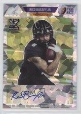 2021 Leaf Pro Set Metal 1989 Silver Crystals /10 Rico Bussey Jr #PA-RBJ Auto