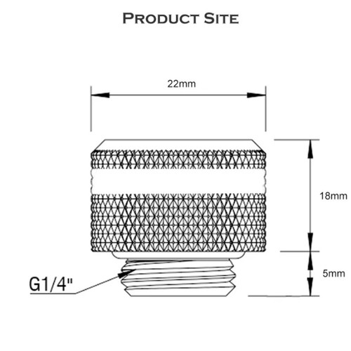 Hard Tube Fitting Kit for OD14mm Acrylic PETG for Computer Water Cooling Y7W7 - Afbeelding 6 van 6