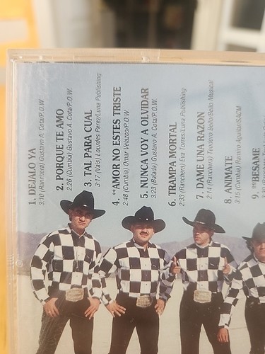 Los Tiranos Del Norte Musik CD Amor Sin Barreras 1995 Fonovisa selten - Bild 4 von 13