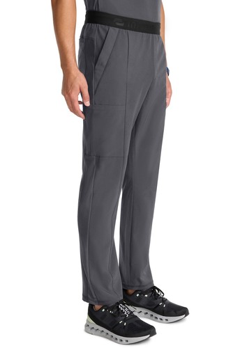 Infinity Scrubs Men's Straight Leg Pant IN013A PWT Pewter Free Ship - Picture 4 of 6