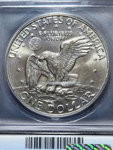 1977-D Eisenhower 1 $ MS66+ ICG Graded Slab Collectible Dollar - Bild 4 von 4