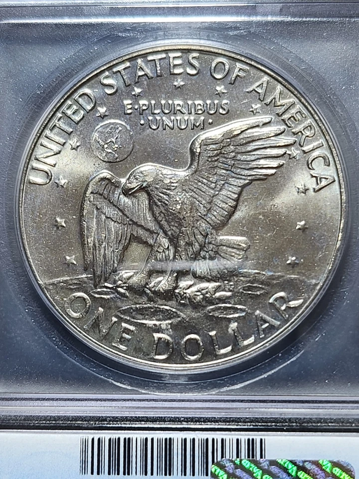 1977-D Eisenhower $1 MS66+ ICG Graded Slab Collectible Dollar - Image 4 of 4