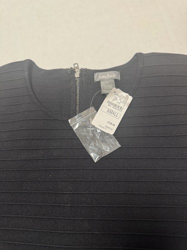 NWT NEIMAN MARCUS Full Zip Bodycon Dress size S - Picture 4 of 5