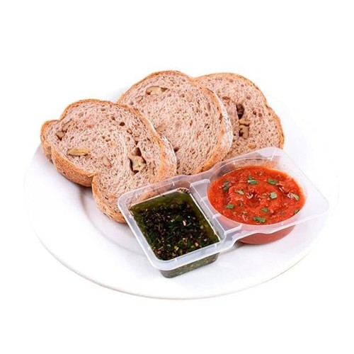 Reusable Snack Containers with Lids, New Double Compartment Condiment Container. - Picture 6 of 24
