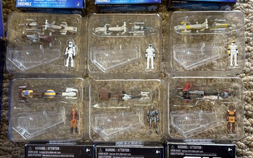 Micro Galaxy Squadron Scout Class Series 7 Comp 6 Set Chase Yellow Blue clone - Picture 3 of 9