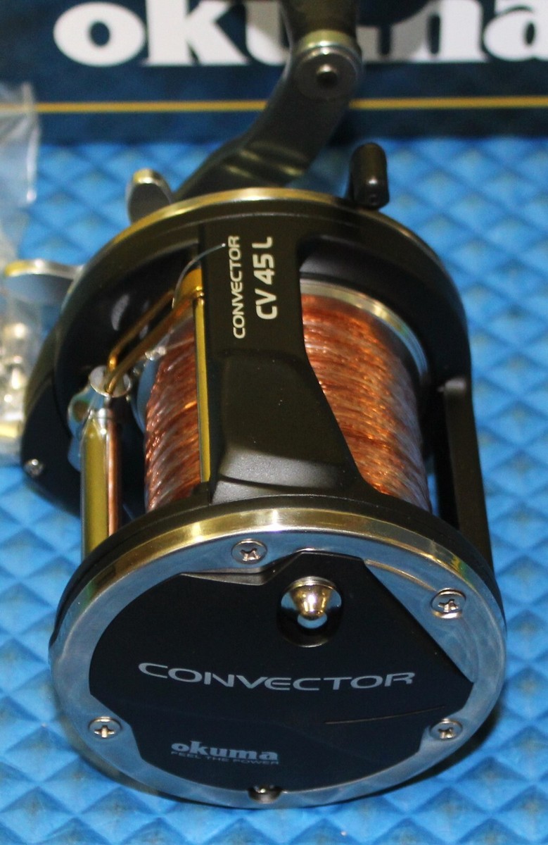 Okuma Trolling Reel Convector CV 45L Spld w/300' 30lb Copper