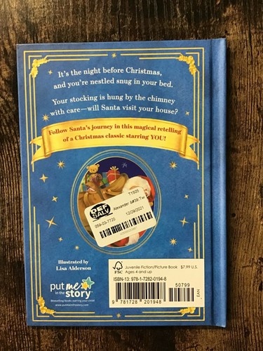 'Twas the Night Before Christmas with Child's Name Hardcover Many to Pick From - Picture 26 of 118