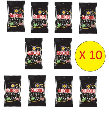Glucojel Black Jellybeans 3/5/7/10 Bags X 150 g Best Value Jelly Beans Glucogel - Picture 6 of 12