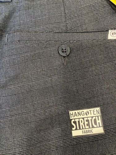 HANG TEN MEN'S STRETCH FABRIC WALK SHORTS (TAP SHOE CHARCOAL GRAY 30W)NWT - Picture 3 of 4