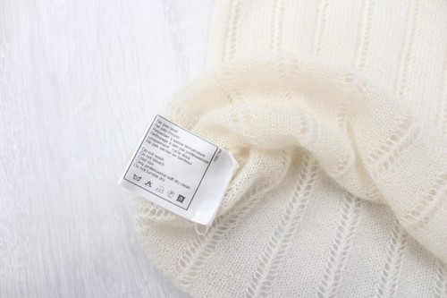 Women's CHANEL Wool Mohair Sleeveless Top Sweater RUNWAY 2000 RARE 36 ~S ITALY - Picture 12 of 13