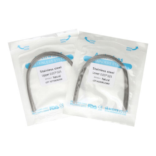 100Packs Dental Orthodontic Stainless Steel Rectangular Arch Wires Natural Wire - Picture 8 of 26