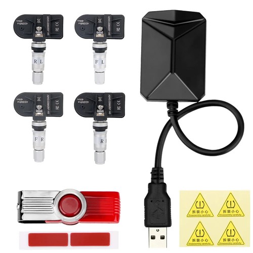 Android Navigation TPMS With 4 Sensors Alarm System USB Android Car Wireless - Picture 23 of 25