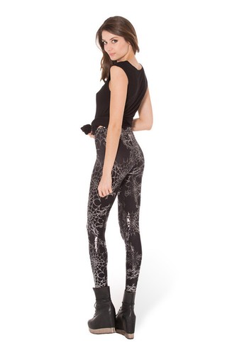 Leggings informales para mujer estampados de tela de araña S 4XL Lgs3311 - Imagen 4 de 6
