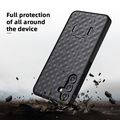 For Samsung Galaxy A15 5G - Holster Case Cover Belt Clip Stand Slim Light Black - Picture 5 of 8