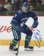 Vancouver Canucks Nikolay Nikolai Goldobin Signed Autographed 8x10 Photo COA #14