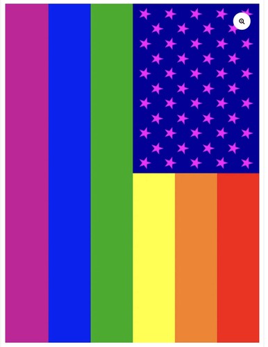 RAINBOW GAY FLAG PLUSH BLANKET VERY SOFTY AND WARM QUEEN SIZE - Bild 1 von 2