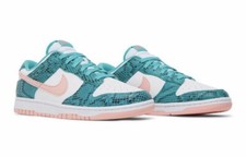 Nike Dunk Low "Washed Teal Snakeskin" DR8577-300 - 100% Authentic -FAST Shipping
