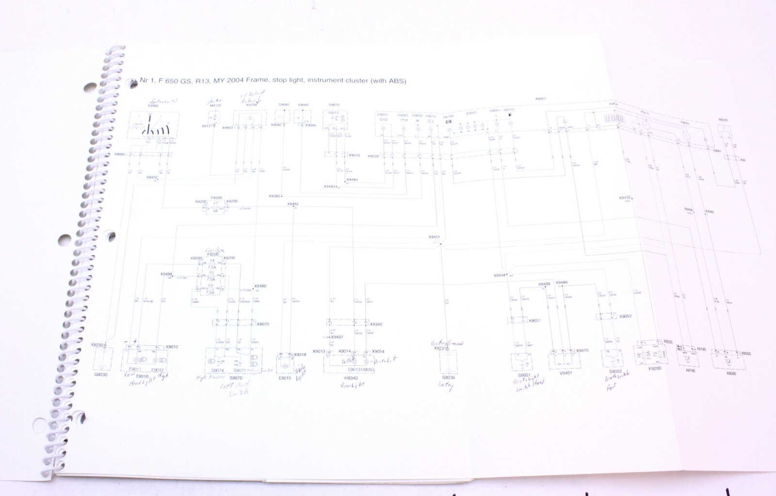 Genuine BMW 2006 F650GS Wiring Schematics Manual EBay genuine-bmw-2006-f650gs-wiring-schematics-manual-ebay