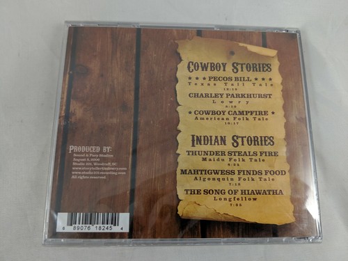 Cowboys Indians Folktales Storyteller Tim Lowry CD - Picture 2 of 4
