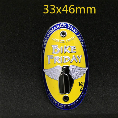 Badge Per Bici In Metallo, Telaio, Stile Vintage, Effetto 3D, Per BMX O Fixie. - Foto 2