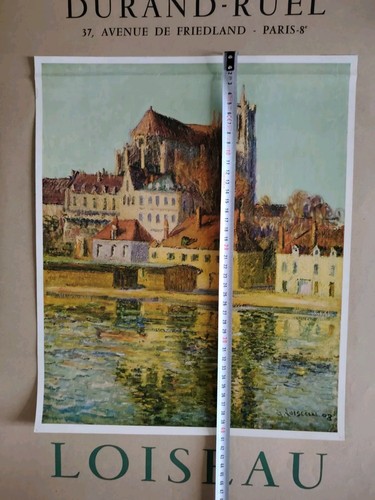 Belle Affiche De La Galerie DURAND-RUEL Exposantl Le Peintre LOISEAU 1968 - Imagen 11 de 12