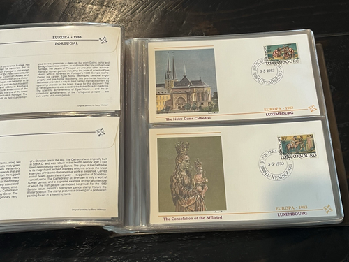 1983 Set - Europa Achievements Of Human Genius FDC Album 66 Beautiful Covers - Picture 11 of 19