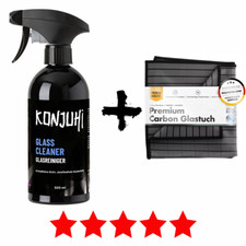Carbon Tuch Glass chemicalworkz + Auto Glasreiniger Glass Cleaner SET KONJUHI®