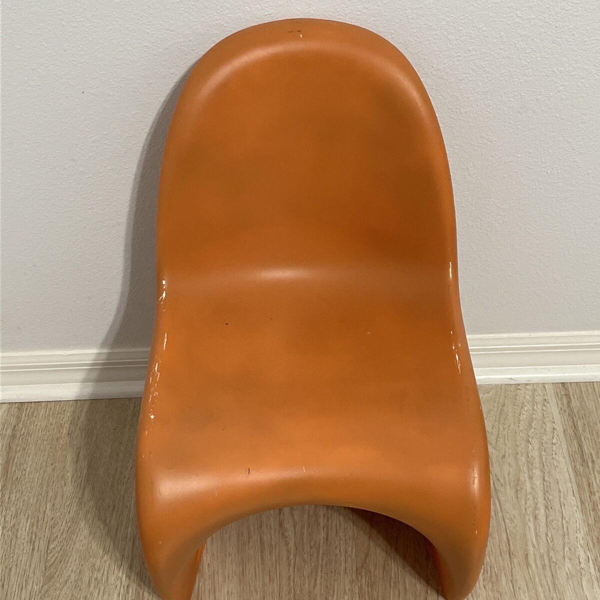 Panton Chair in Orange by Verner Panton for Vitra / Herman Panton Chair in Orange by Verner Panton for Vitra / Herman