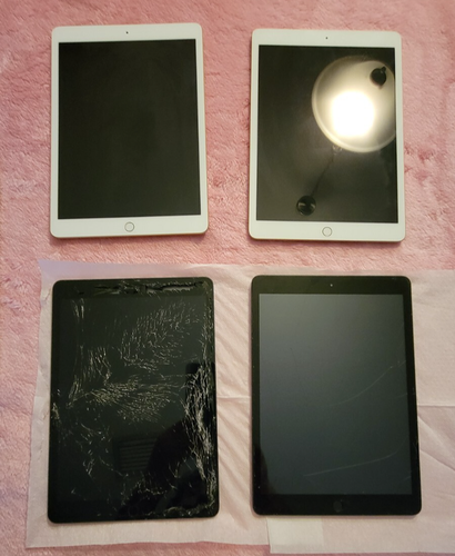 Apple Lot of 5 iPads: A1822 5th & A2197 7th Gen [x4] – Selling For Parts/Damaged - Picture 3 of 12
