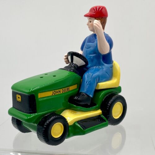 Enesco 1999 John Deere Rasenmäher Salz & Pfefferstreuer unbenutzt kostenloser Versand - Bild 3 von 9