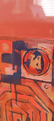 DORIS CAREY "Labryinth 5" Abstract Print on Paper no. 3/11 1968 Rochester NY - Bild 12 von 17