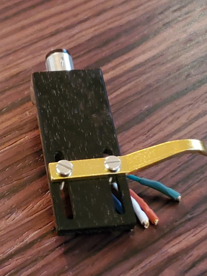 CNC EBONY WOOD turntable Headshell , gold plated wires 30 piece Screw set - Image 2 of 4