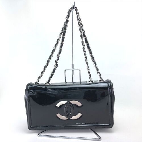 CHANEL 2010 Cruise Lipstick Shoulder Bag Black