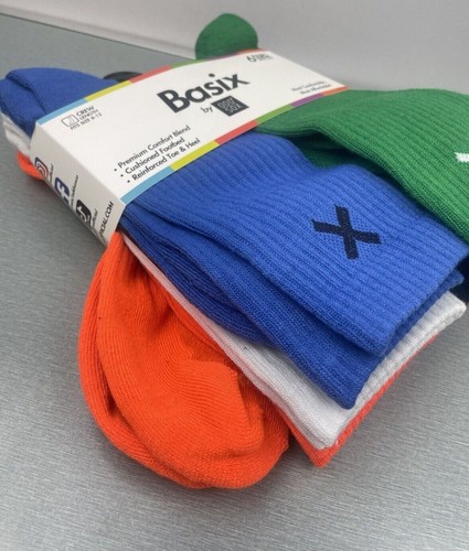6 pares de calcetines para hombre Basix Odd Sox talla 8-12 - Imagen 3 de 9