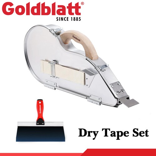 Goldblatt Banjo-Dry Tape Sets Drywall Taping Tools w/10" Blue Steel Taping Knife - 第 1/8 張圖片