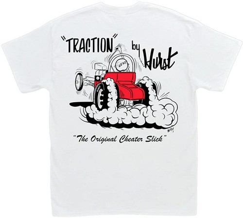 Hurst Slicks "Traction By Hurst" Mens T Shirt - Picture 2 of 5