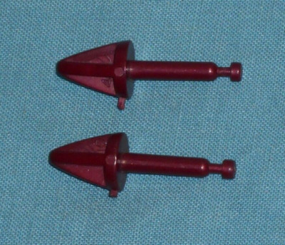 original G1 Transformers THRUST SHORT MISSILE x2 parts weapons lot