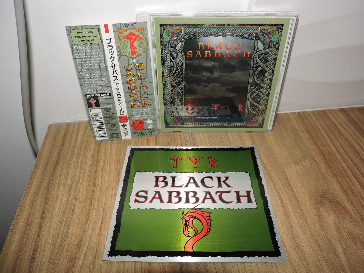 Black Sabbath TYR 国内盤CD VICP-67 消費税無し 送料無料 安心発送 BLACK SABBATH tyr JAPAN 1st CD VICP-67 W⁄OBI STICKER I.R.S.