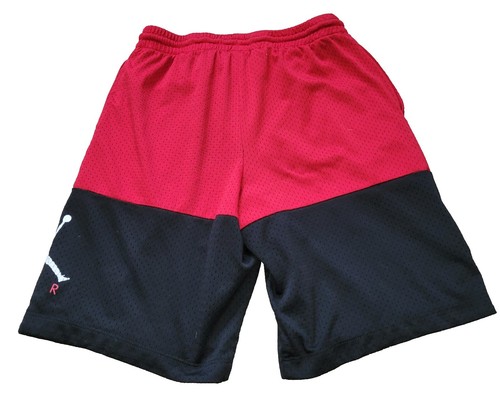Nike Air JORDAN youth Red Black Jumpman Basketball Shorts Large 12-13 YRS - Picture 3 of 5