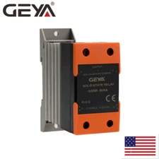 Single Phase Solid State Relay SSR-10/25/40AA 70-280VAC to 24-480VAC &Heat Sink