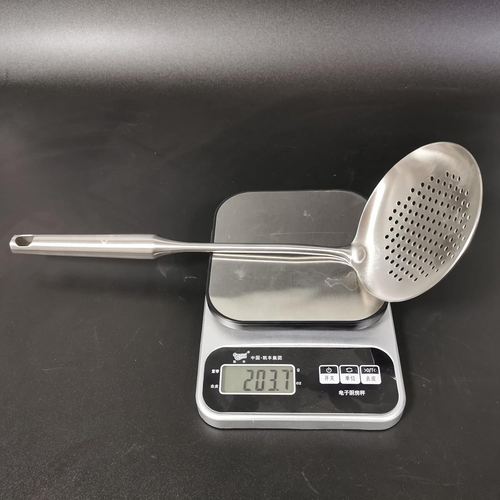 Skimmer Cuchara Grande Ranurada Acero Inoxidable Colador Colador Cucharón para Cocinar - Imagen 5 de 12