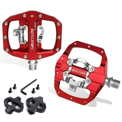 For SPD Dual Clipless/platfotm Pedals Bearings 9/16" Mountain Bike Flat Pedal UK - Picture 20 of 20