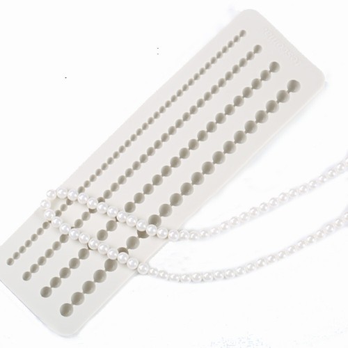 Beads Pearls Silicone Fondant Mould Cake Border Decor Tool DIY Sugarcraft Mould - Picture 6 of 9