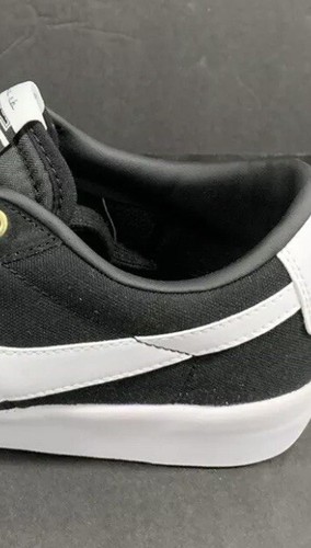 Talla 11 - NIKE SB ZOOM BLAZER LOW PRO GT HOMBRE NEGRO BLANCO NUEVO - Imagen 10 de 11