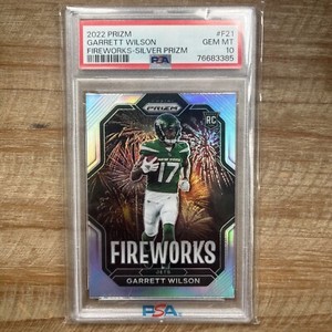 2022 PRIZM GARRETT WILSON FIREWORKS-SILVER PSA 10