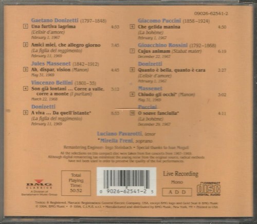 The Early Years Vol. 1 Luciano Pavarotti 1994 CD Top-quality Free UK shipping - Foto 2 di 9